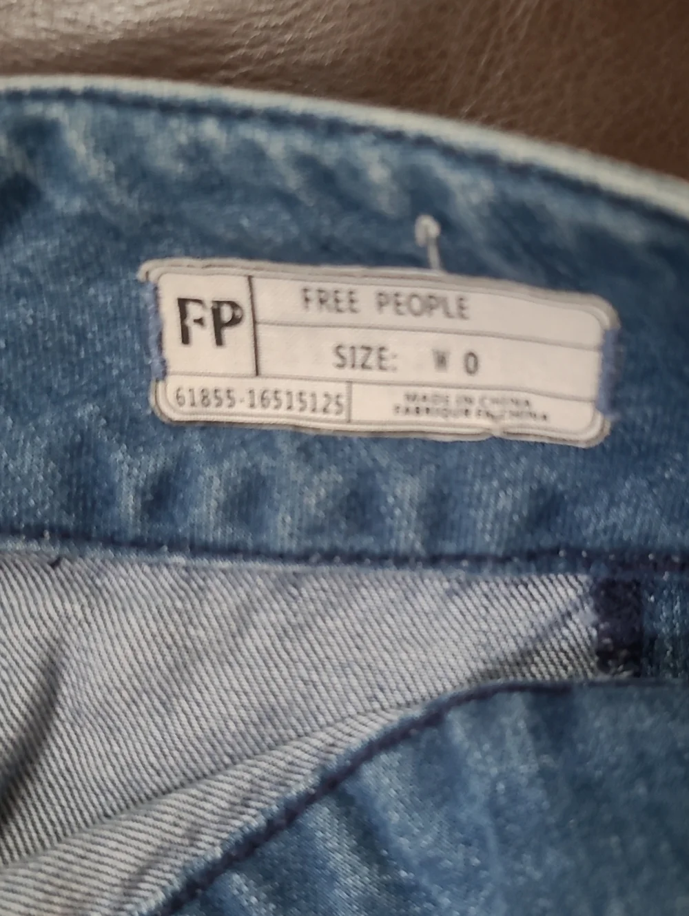 Free People Blue Jean Skirt Size 0 EUC
